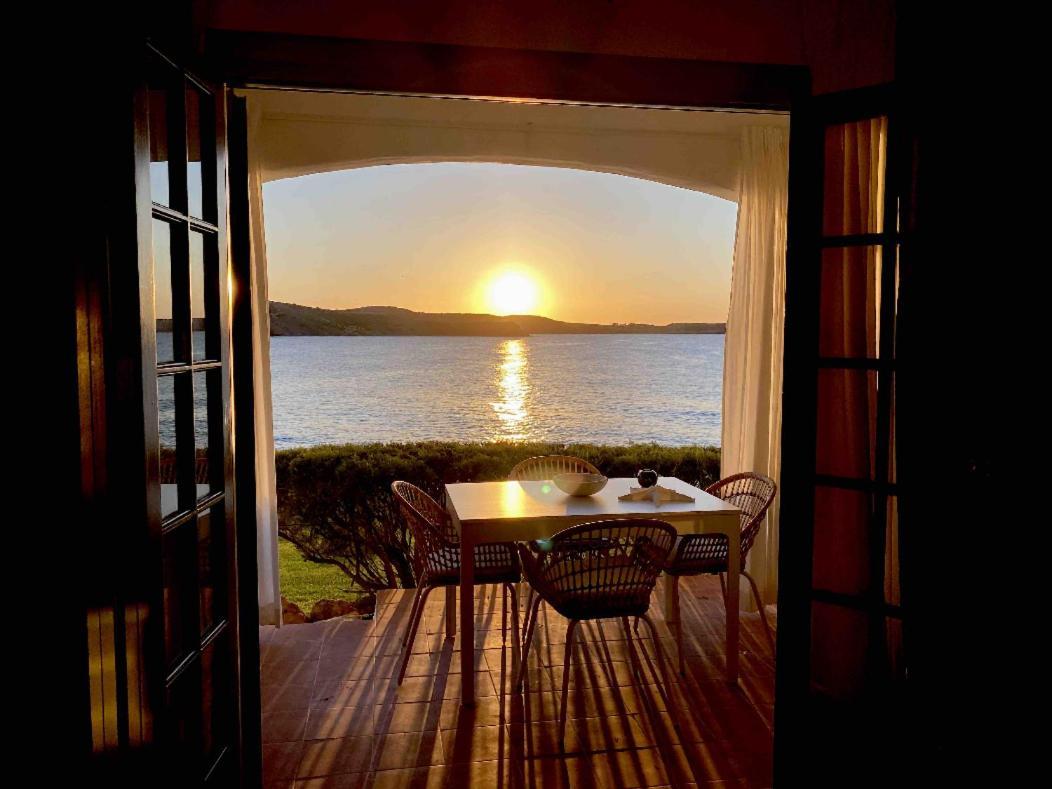 Appartamento Miravent Terraza Y Jardin Frente Al Mar Menorca Fornells  Esterno foto