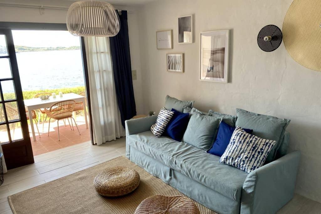 Appartamento Miravent Terraza Y Jardin Frente Al Mar Menorca Fornells  Esterno foto